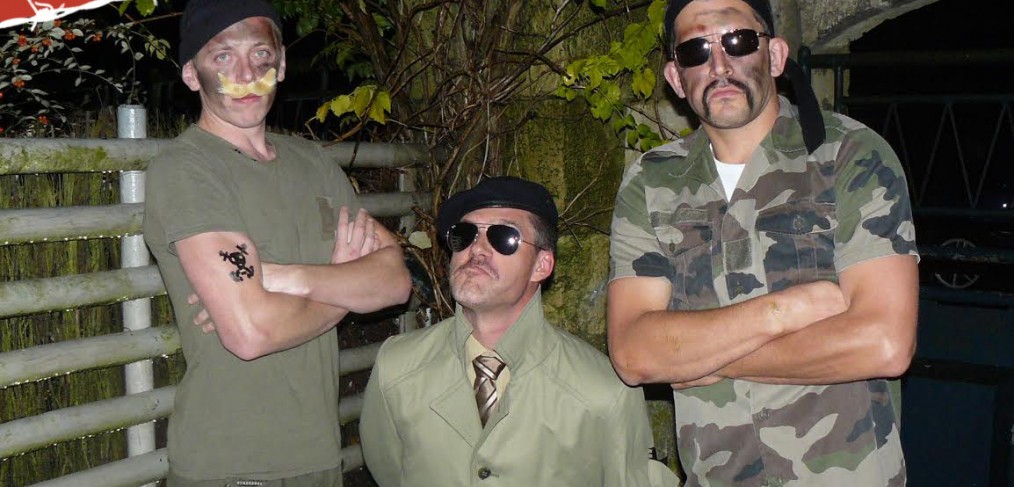 ème classe Doug Simpson, l'amiral Ripley Templeton et le mercenaire Hannibal Creggan